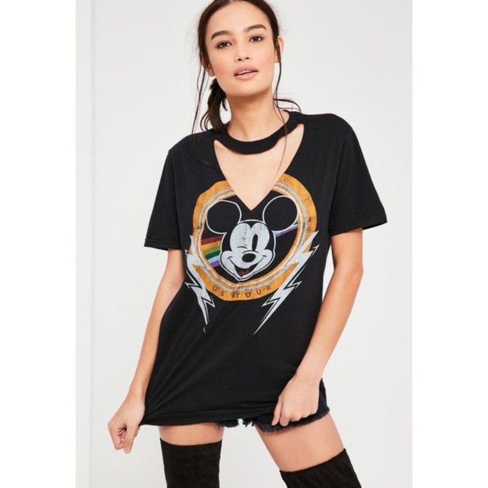 Missguided Mickey V-neck